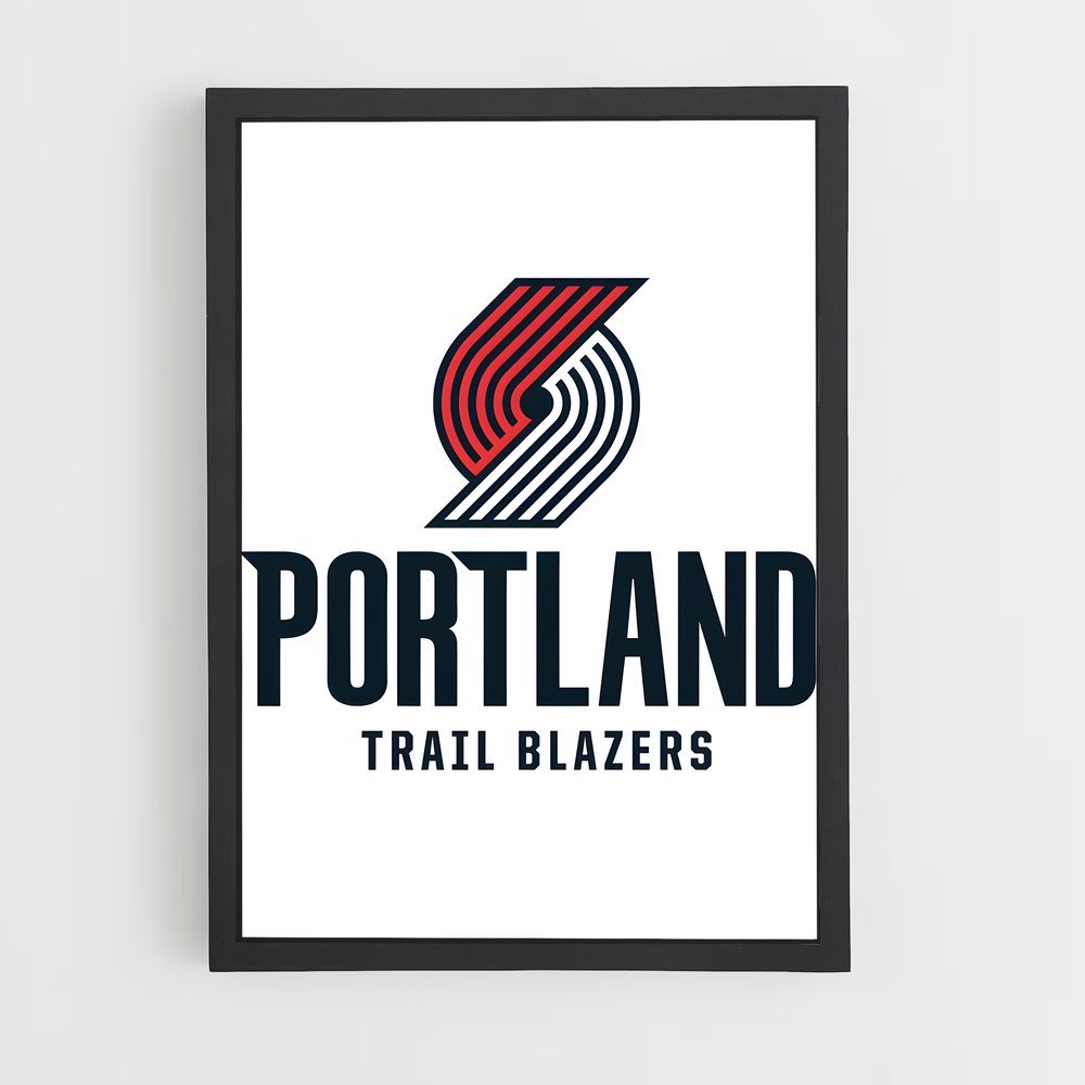 Poster Portland trail – affiche Basketball (vue 2)